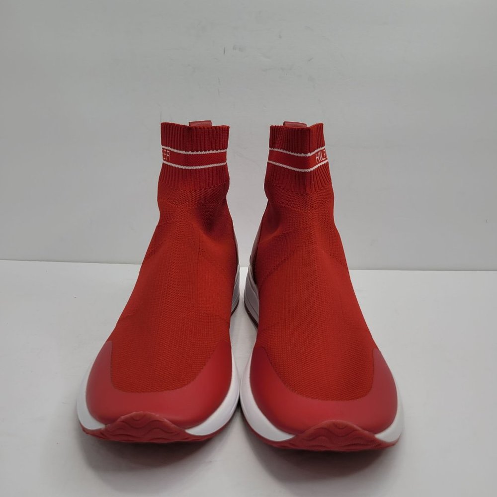 Tommy Hilfiger Slip On Knit High Top Women's Red Shoes TWRECO-R US Size 11M - Picture 3 of 8